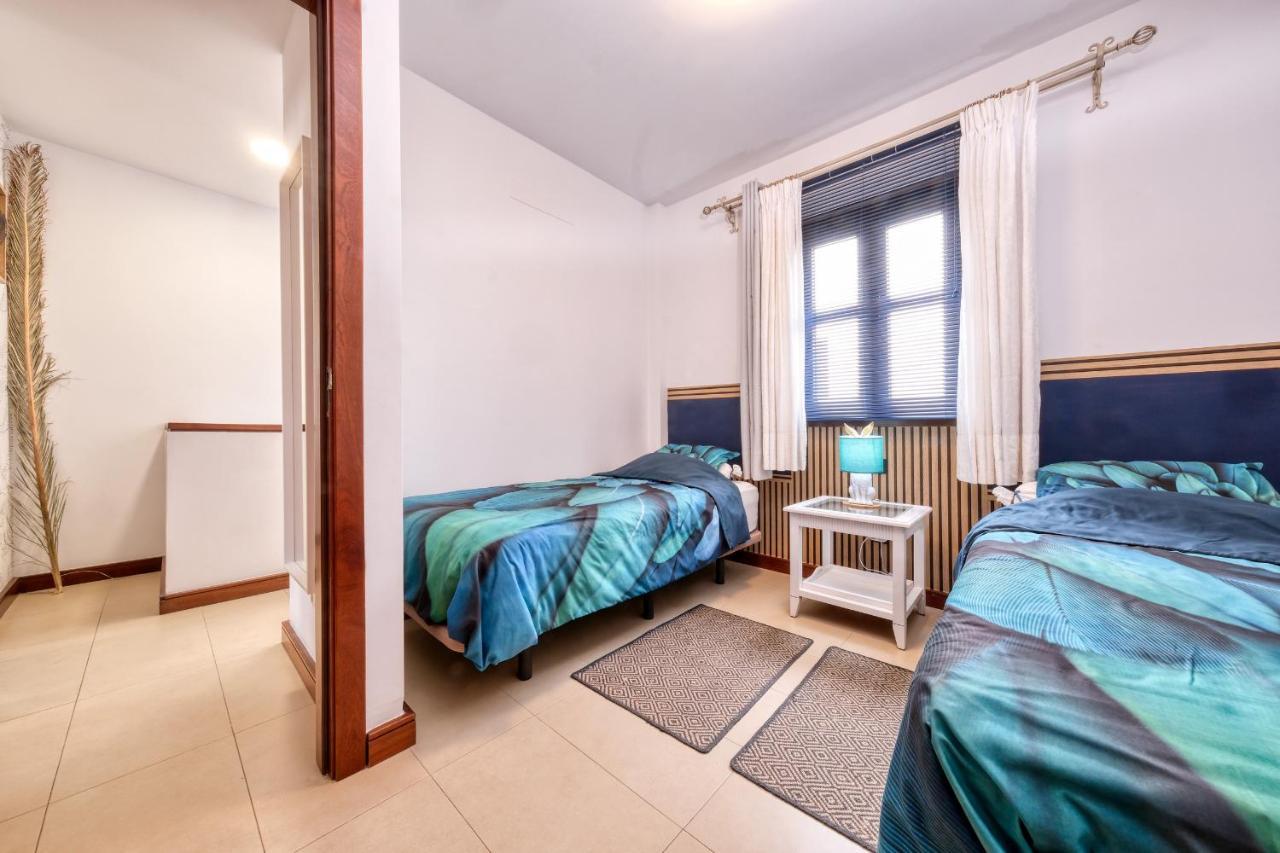 Casa Bleu 2 Floors ,2 Bedrooms ,Equipped Kitchen ,Balcony ,Terrace And Grill Puerto Calero Buitenkant foto